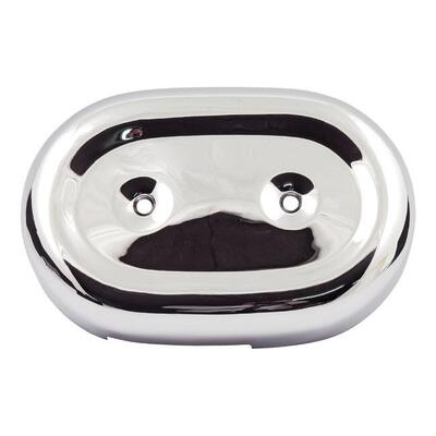 Coperchio filtro aria cromato ovale liscio per Spo 