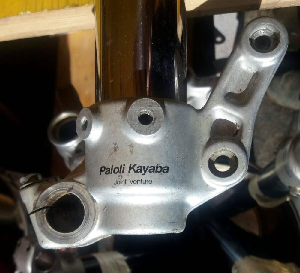 Forcella Paioli Kyb completa di piastre per Tm (4)