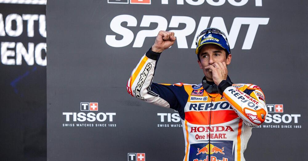 Farewell Honda! Marc Marquez in lacrime sul podio di Valencia: &ldquo;La porta &egrave; aperta&rdquo;. E su Martin&hellip;