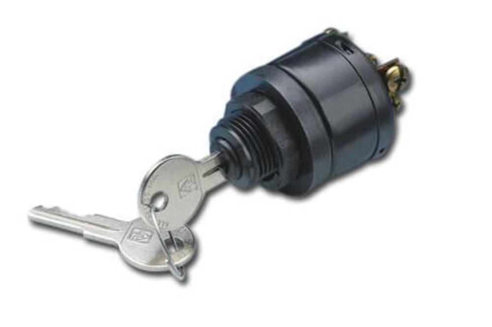 Blocchetto chiave accensione nero con avviamento p 