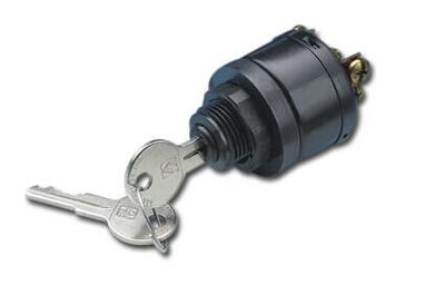 Blocchetto chiave accensione nero con avviamento p 