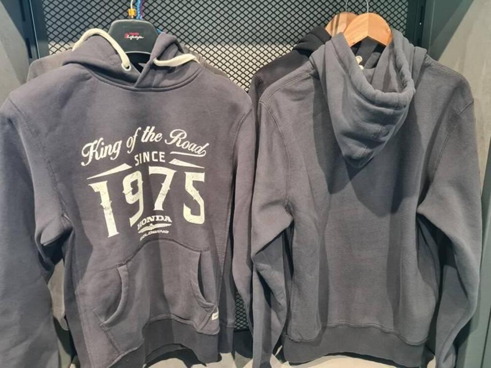 Felpa con cappuccio "King of the road" Honda