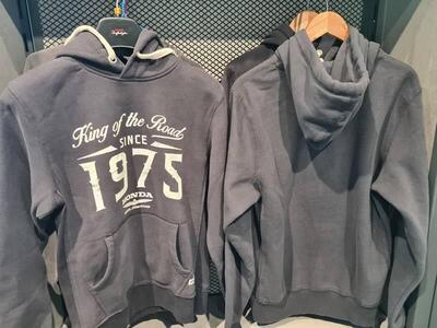 Felpa con cappuccio "King of the road" Honda