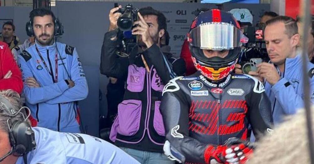 Live da Valencia, le prime parole di Marc Marquez sulla Ducati Desmosedici GP23 del Team Gresini