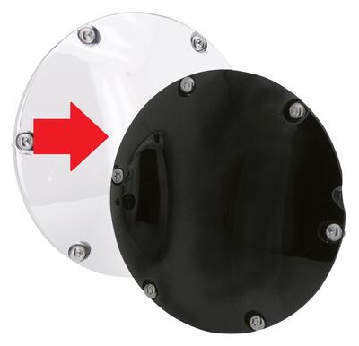 Coperchio frizione derby cover nero lucido per spo Drag Specialties