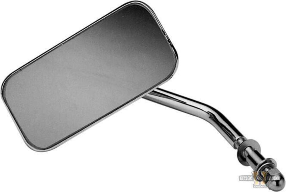 Specchietto rettangolare cromato Custom Chrome 