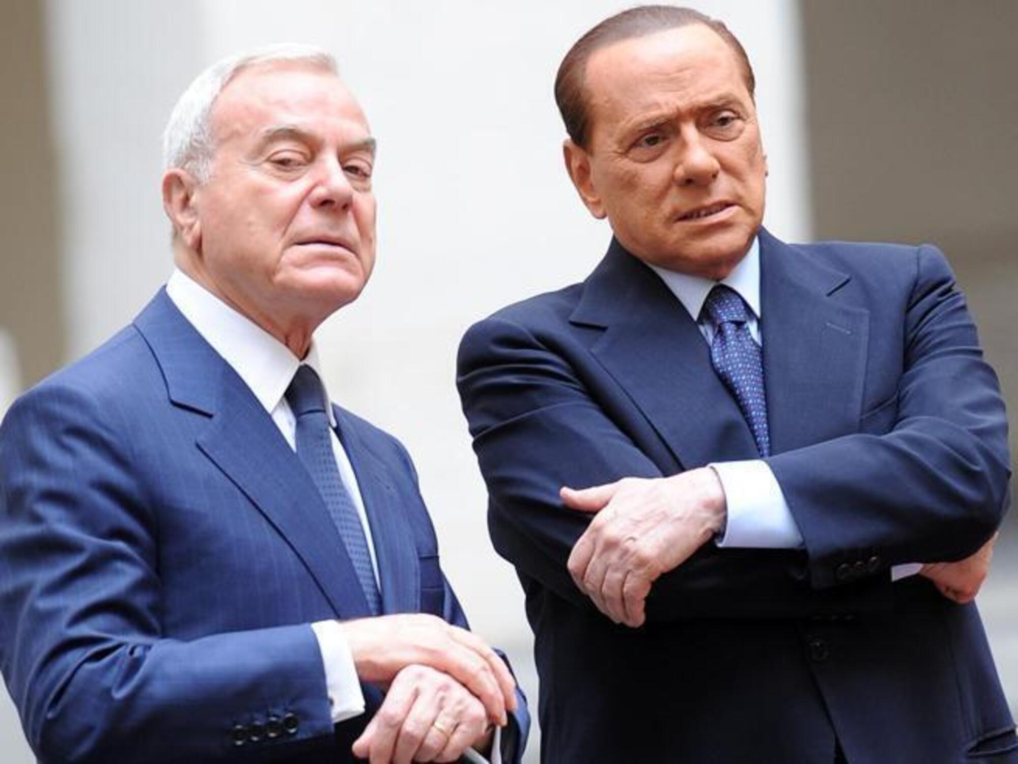Gianni Letta con Silvio Berlusconi