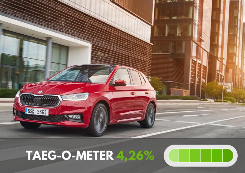 Offerta con anticipo zero per Skoda Fabia