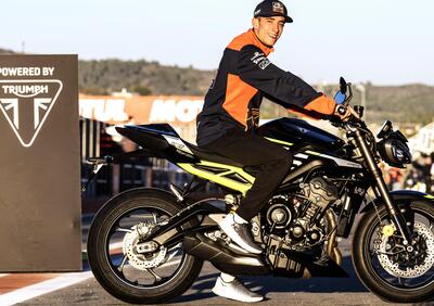 MotoGP 2023. Oltre al mondiale di Moto2 Pedro Acosta ha vinto anche una bella Triumph Street Triple RS 765