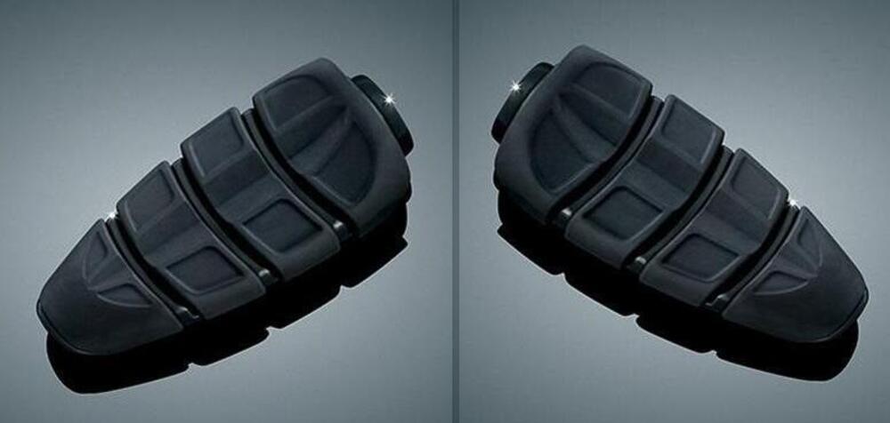 Pedaline Kuryakyn Kinetic nere senza adattatori Ku 