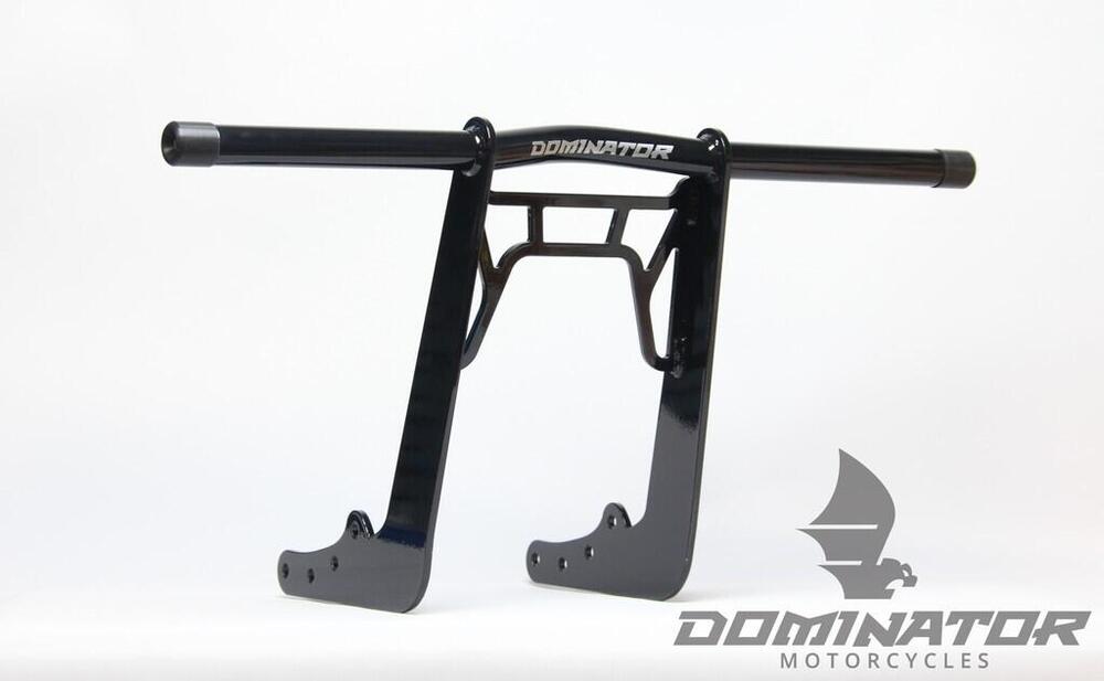 Crash Bar anteriore Dominator nero per Softail dal 