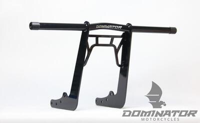 Crash Bar anteriore Dominator nero per Softail dal 