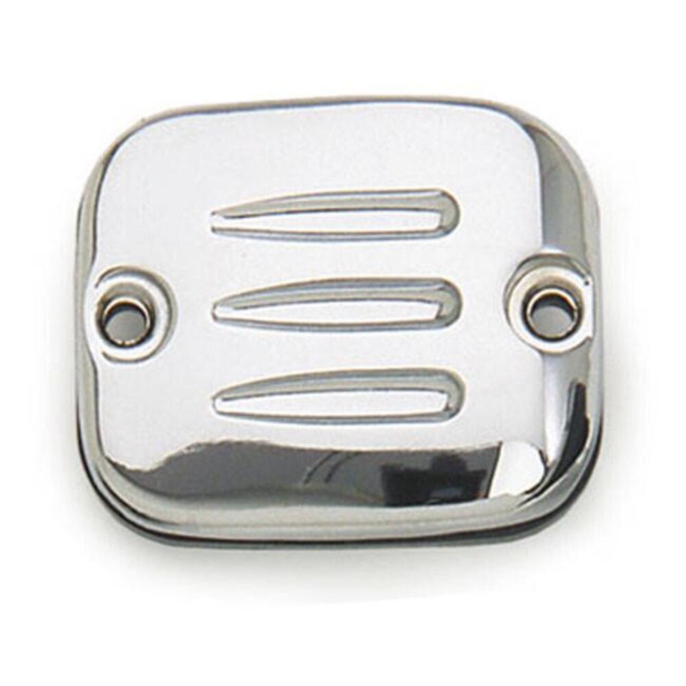 Coperchio pompa freno anteriore scanalato cromato 