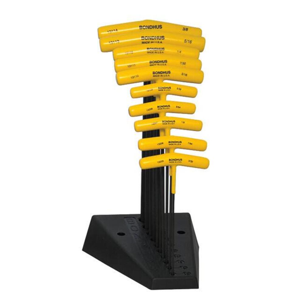 Chiavi a brugola in pollici a T con punta sferica 