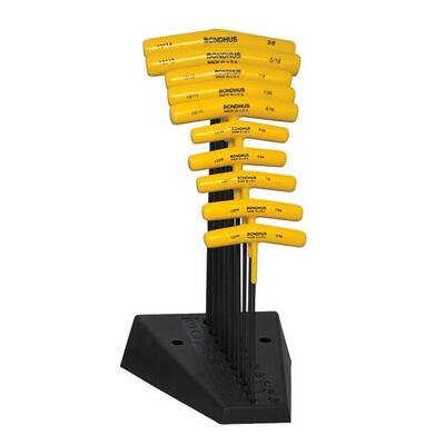 Chiavi a brugola in pollici a T con punta sferica 