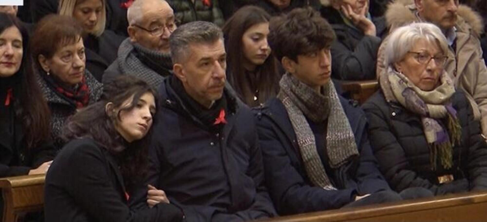 I familiari di Giulia Cecchettin al funerale 