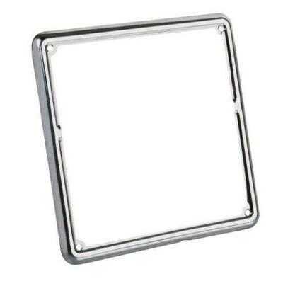 Cornice portatarga cromata per targa dal 1999 in p 