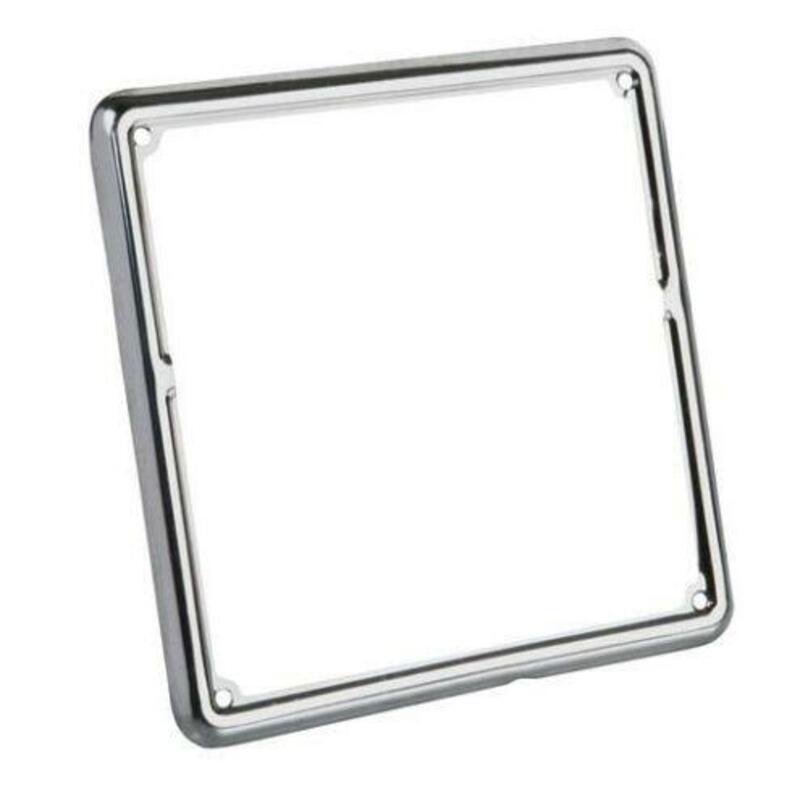 Cornice portatarga cromata per targa dal 1999 in p 