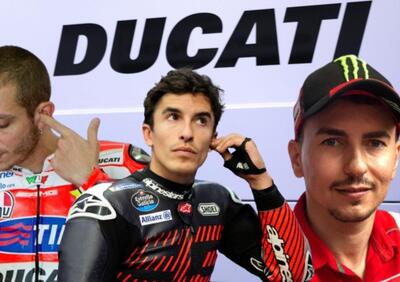 MotoGP 2023. Differenze e similitudini sul passaggio di Marc Marquez, Jorge Lorenzo e Valentino Rossi in Ducati