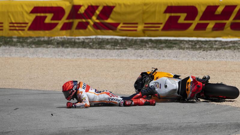 MotoGP 2023. Anche nel 2023 Marc M&aacute;rquez &egrave; il pilota con pi&ugrave; cadute (e ha fatto il record personale)