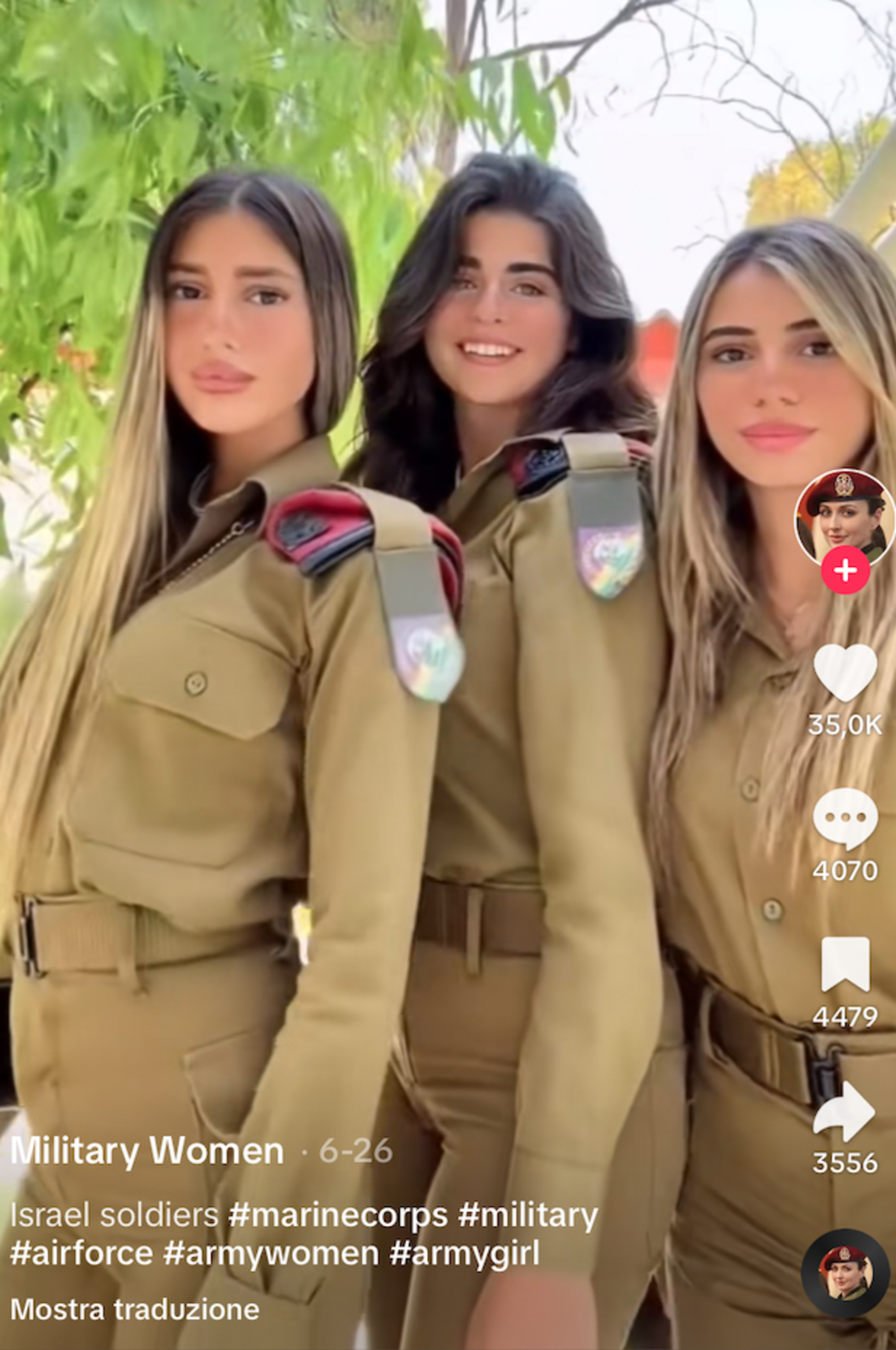 Soldatesse Israeliane su TikTok