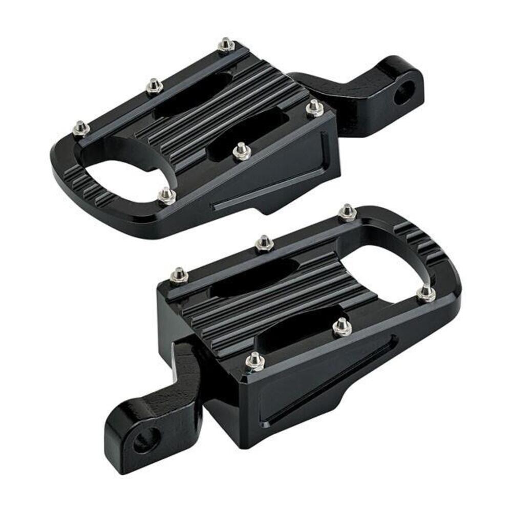 Pedaline guidatore Biltwell Punisher nere con adat