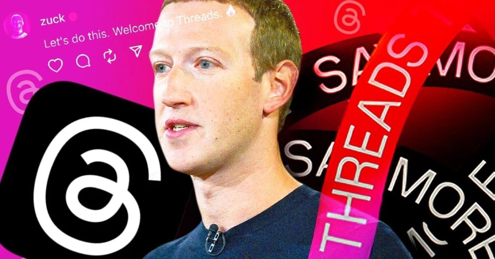 Mark Zuckerberg e il suo benvenuto su Threads