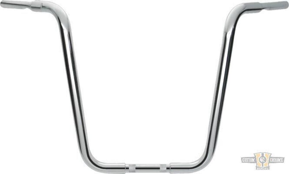 Manubrio Ape Hanger 1-1/4" alto 18" Cromato Psycho 