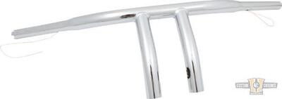 Manubrio T Bar pullback 1-1/4&quot; alto 8&quot; Largo 76cm Santee
