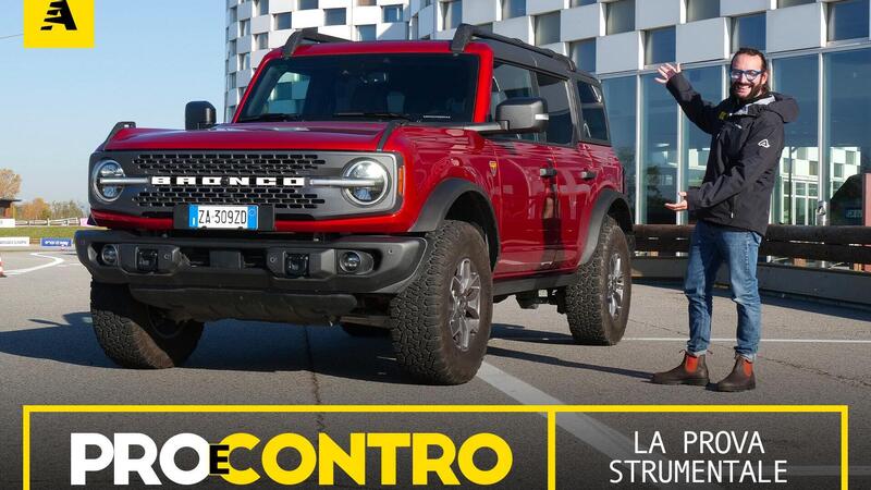 Ford Bronco, la prova strumentale e il PAGELLONE di Automoto.it [VIDEO]