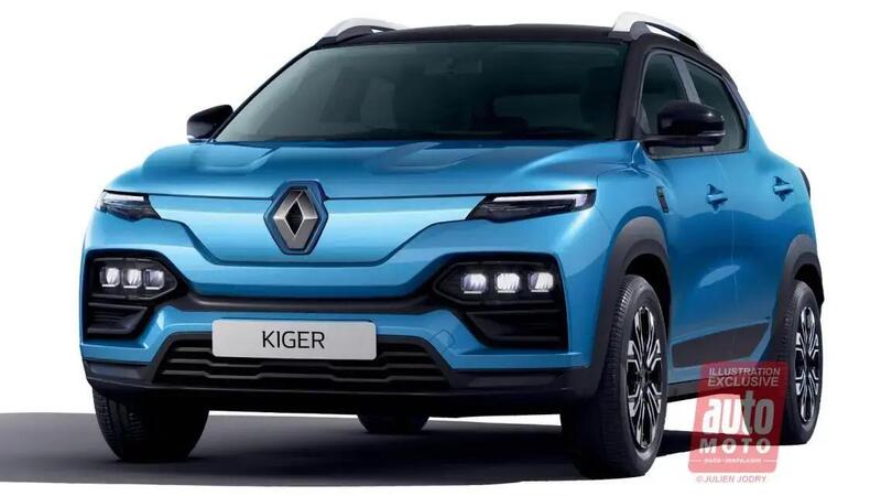 Kiger, misteriosa elettrica indiana su base Renault [Render]