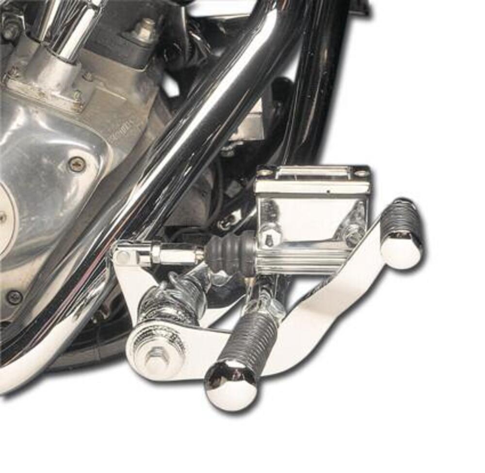 Comandi avanzati cromati con pompa freno da 3/4" p 