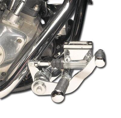 Comandi avanzati cromati con pompa freno da 3/4" p 