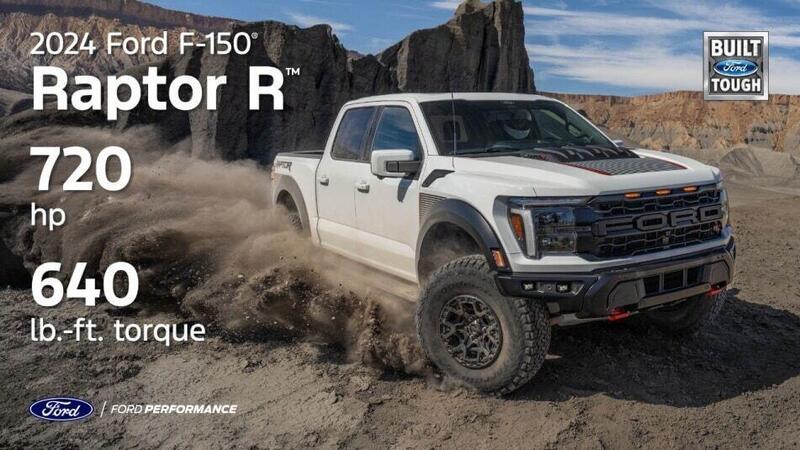 Ford F-150 Raptor: sale la potenza a 720 CV per il 2024