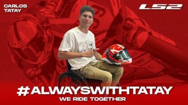 LS2 avvia l&rsquo;iniziativa benefica #alwayswithtatay per aiutare il pilota Carlos Tatay