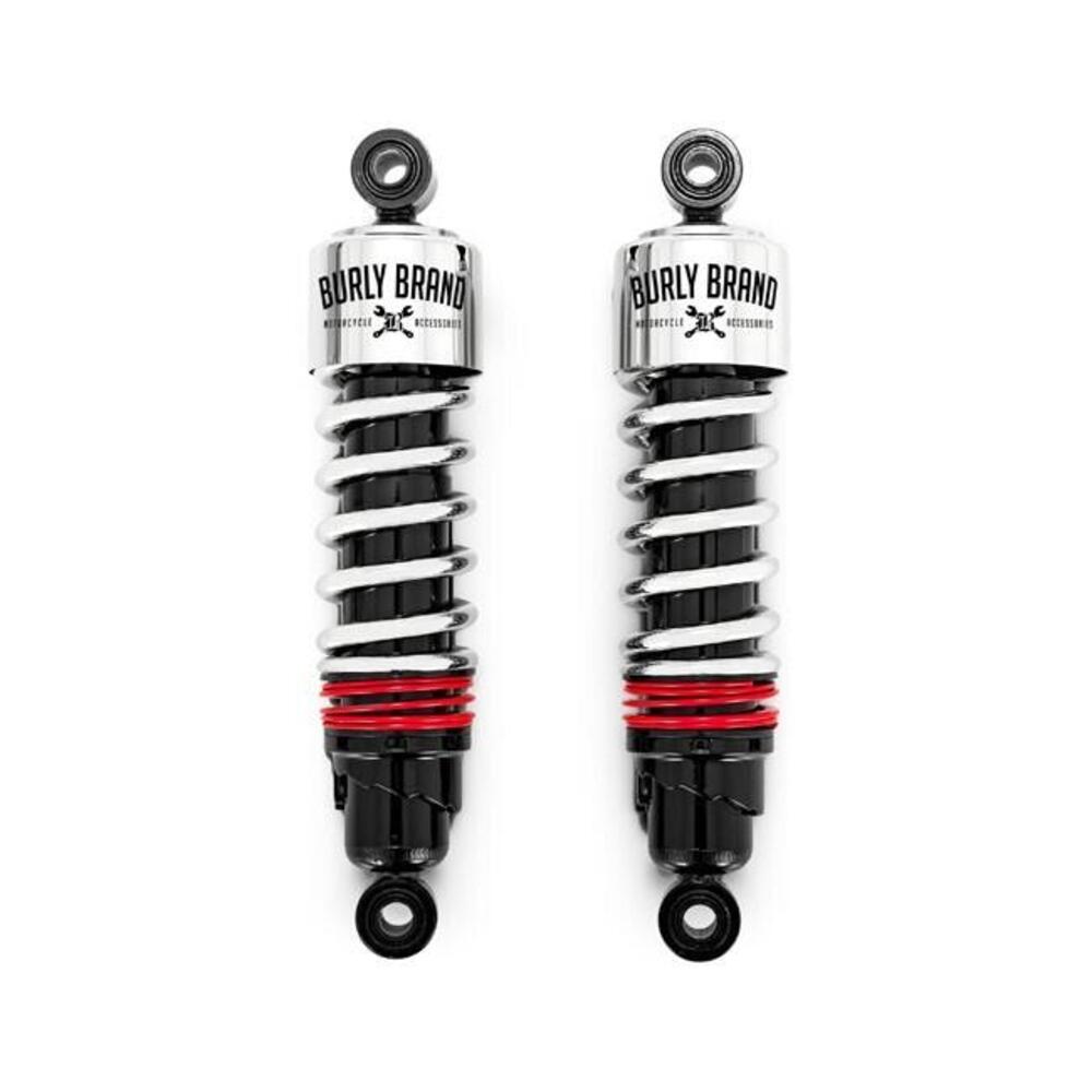 Ammortizzatori 11,5" cromati Burly Slammer Plus pe 