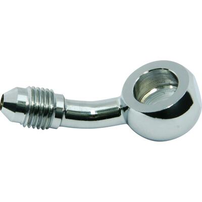 Raccordo cromato 3/8"-24 AN-3 piegato 20 gradi (di Goodridge