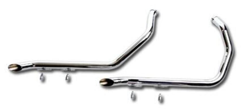 Marmitte Paughco drag pipe Goose cut staggered cro