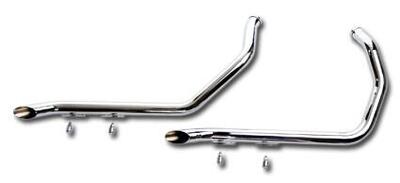 Marmitte Paughco drag pipe Goose cut staggered cro