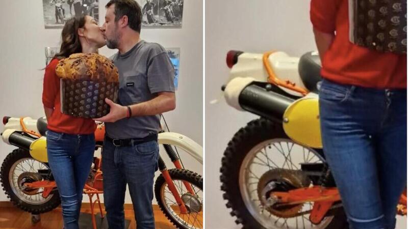 Il ministro Matteo Salvini &egrave; un appassionato di enduro? Su Threads spunta una moto da regolarit&agrave;