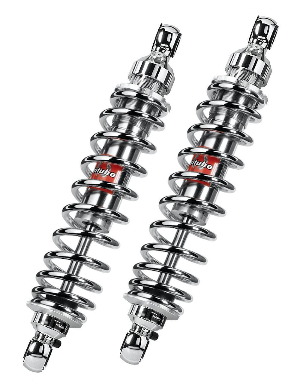 Ammortizzatori Bitubo WME cromati lunghi 13,5” per