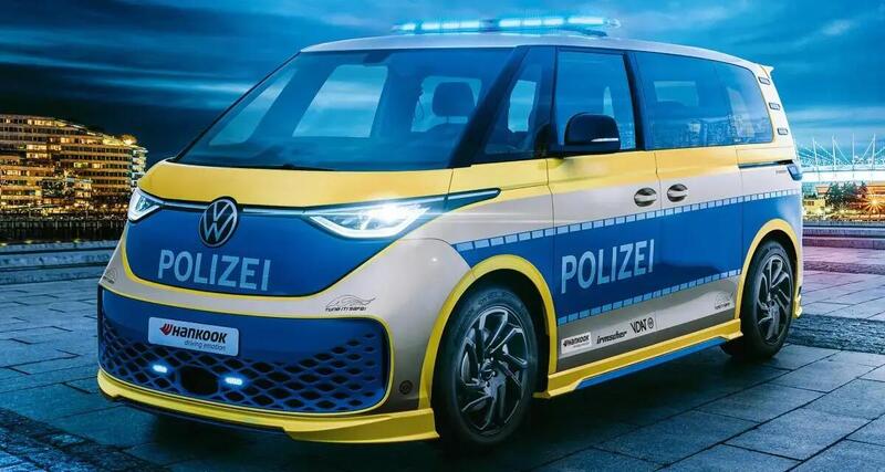 Volkswagen ID.Buzz in uniforme della Polizia, lo ha fatto Irmscher