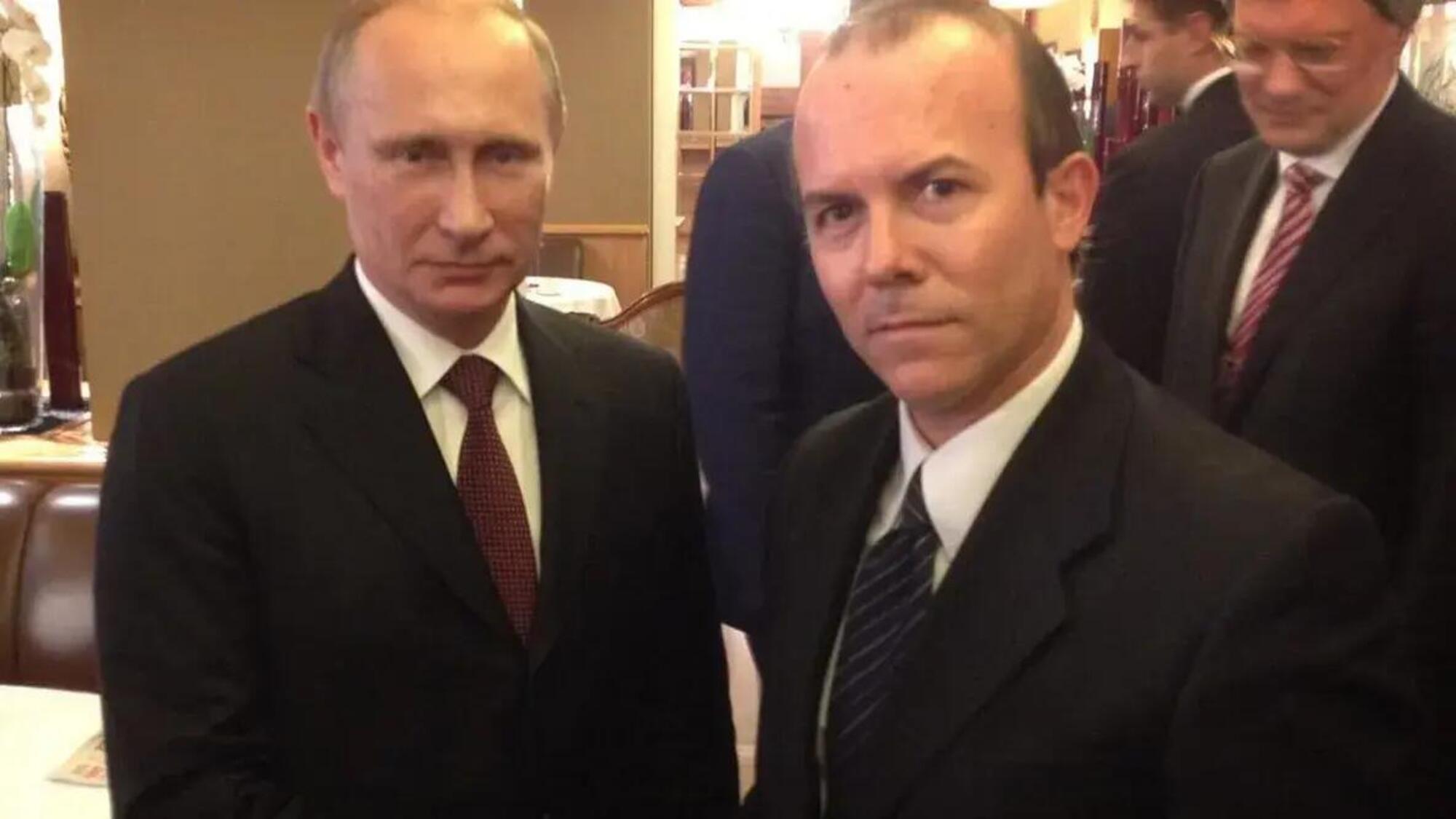 Vladimir Putin e Gianluca Savoini