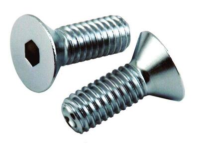 Viti svasate in pollici cromate 10/32 lunghe 38 mm 