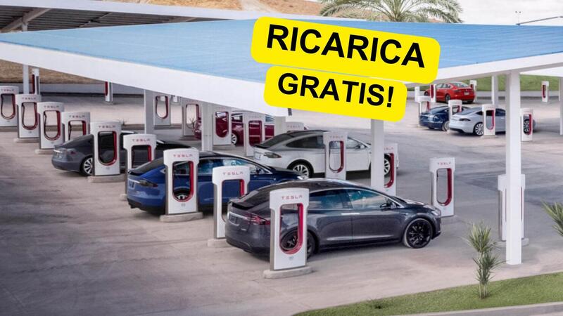 Tesla ricarica tutti gratis ai Supercharger (tranne le Tesla!) 