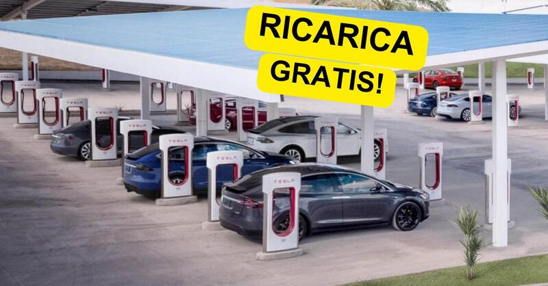 Tesla ricarica tutti gratis ai Supercharger (tranne le Tesla!) 