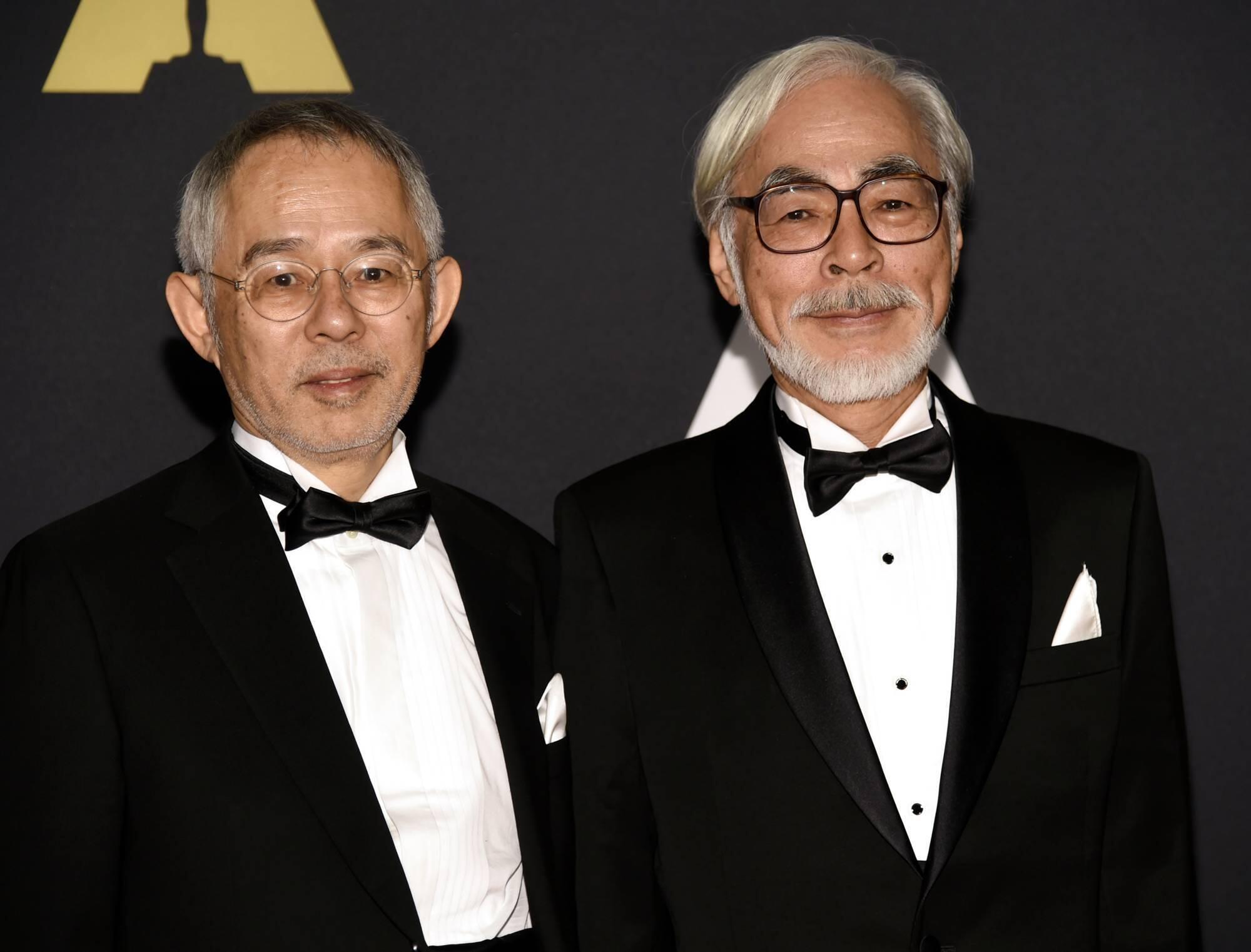 Toshio Suzuki e Hayao Miyazaki