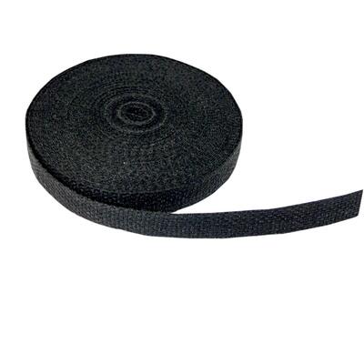 Benda paracalore nera per scarichi larga 2,5 cm lu 