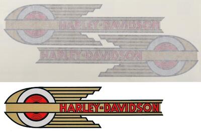 Decalcomanie serbatoio adesive scritta e logo 1936 Zodiac