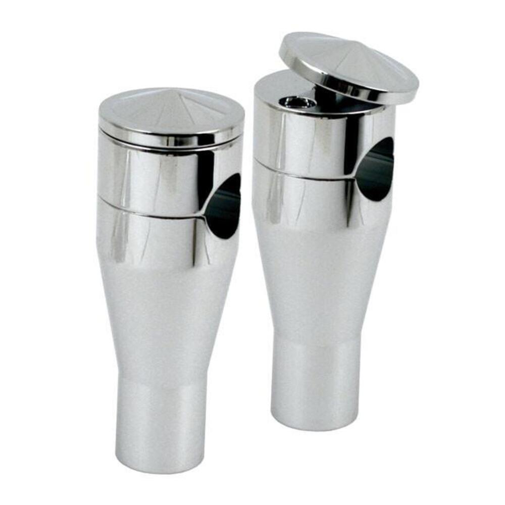 Riser Twistop Panhead Style alti 6’’, cromati, Per 